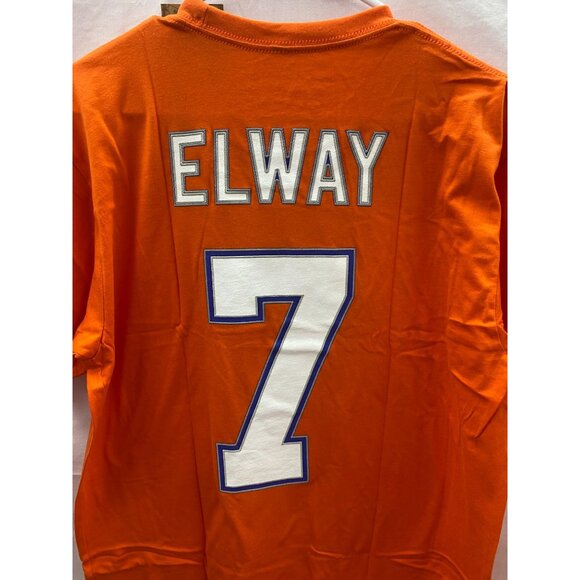 NWT Mitchell & Ness Men's Lg John Elway #7 Throwback T-Shirt 100% Cotton - Picture 4 of 13